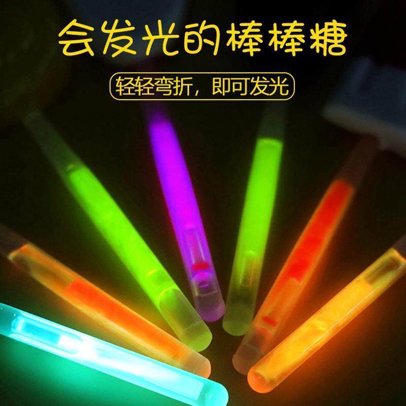 可乐味棒棒糖荧光棒小零食儿童发光糖汽水糖果网红可乐糖硬糖