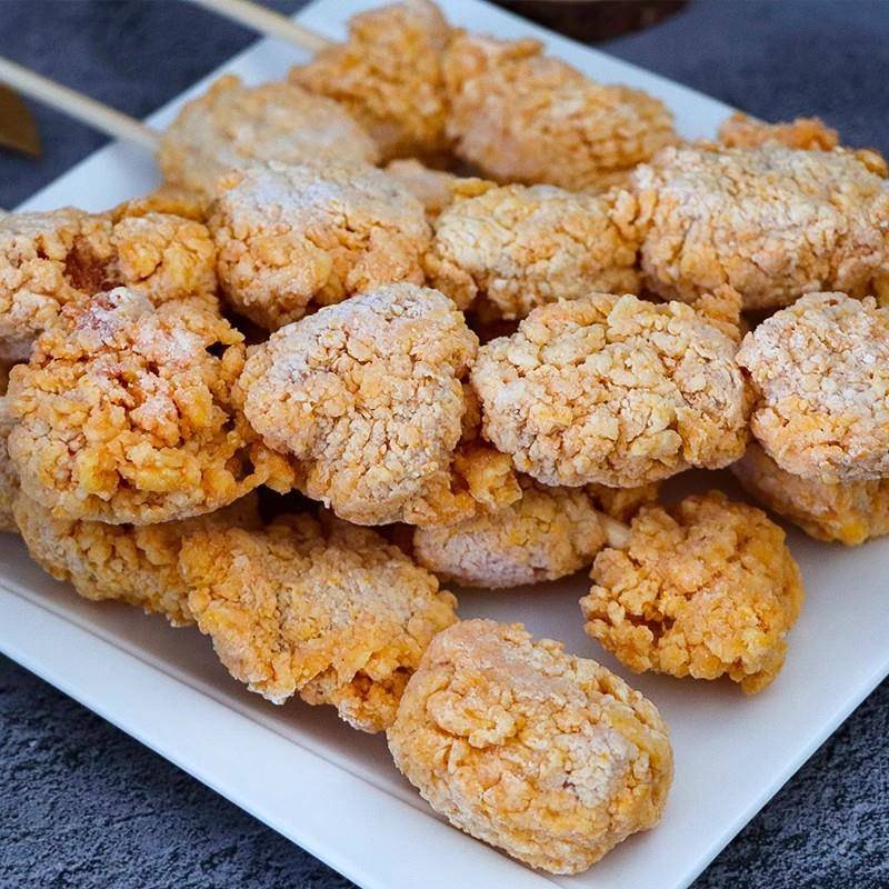 新货首尔韩式炸鸡串商用半成品裹粉脆皮鸡肉串油炸烧烤唐扬日式烧
