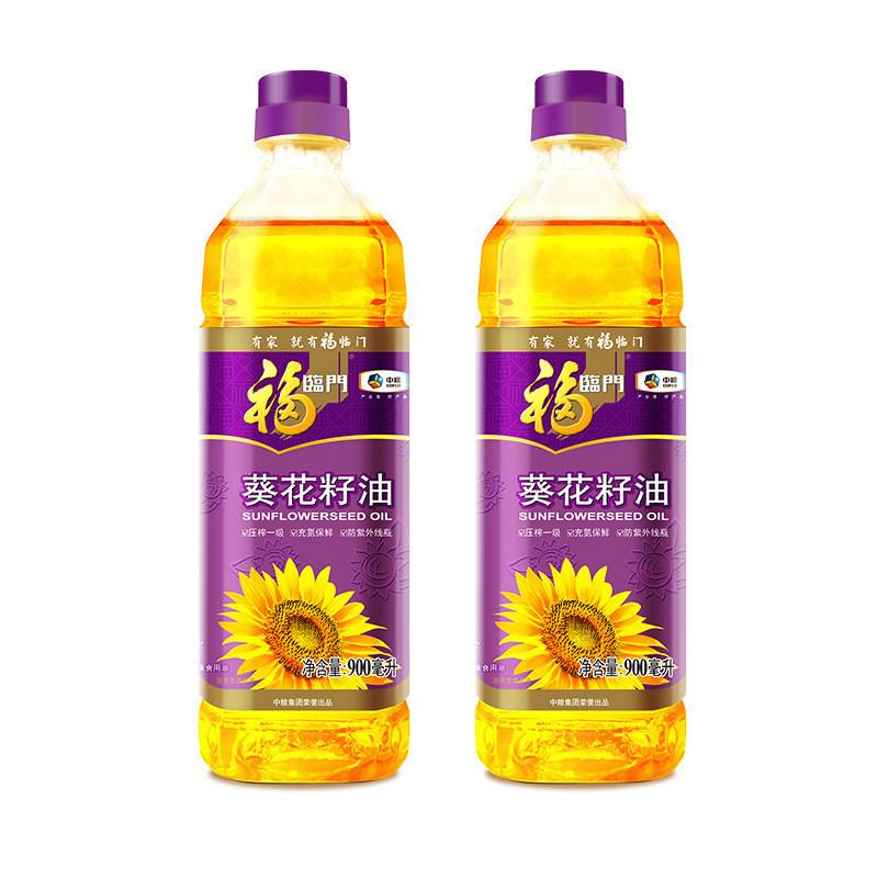 速发中粮葵花籽油900ml瓶