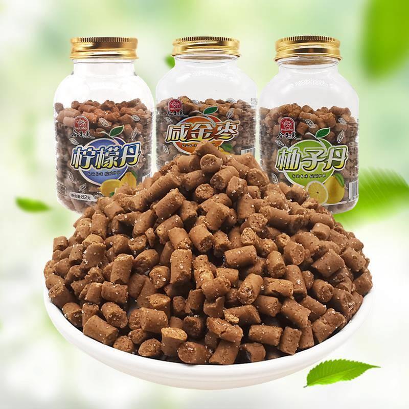 咸金枣盐津枣甘草陈皮丹柠檬佛手柚子丹老鼠屎怀旧零食品小瓶罐装