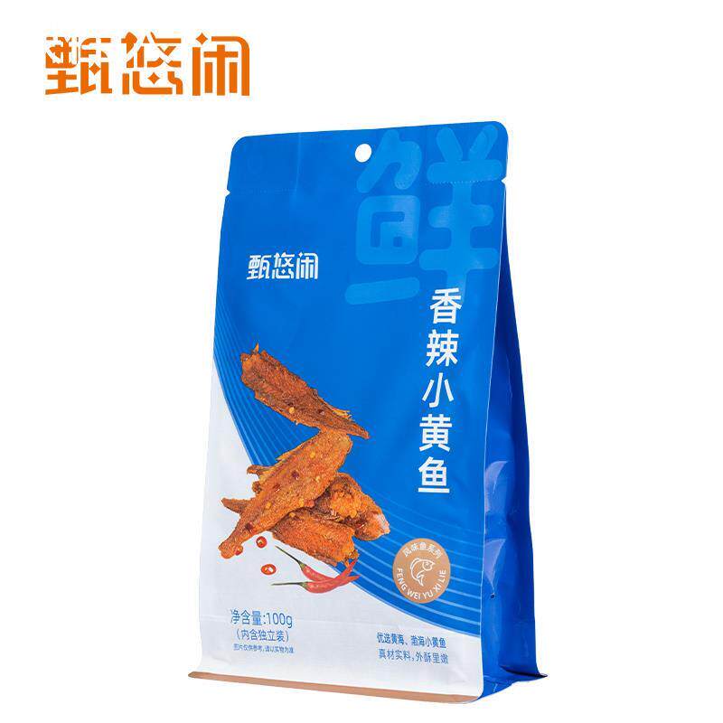 甄悠闲香辣小黄鱼水产罐头