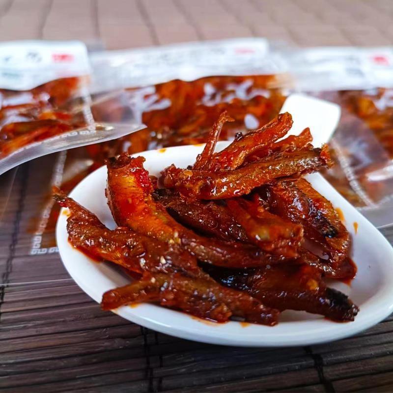 李辉毛毛鱼湖南特产平江50克麻辣小鱼仔香辣小鱼干熟食小吃零食