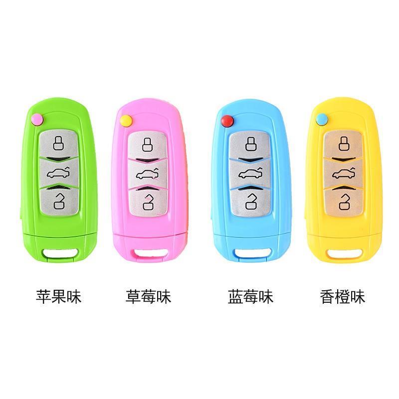 儿童汽车钥匙糖网红创意棒棒糖新奇玩具糖果混合水果味硬糖整箱