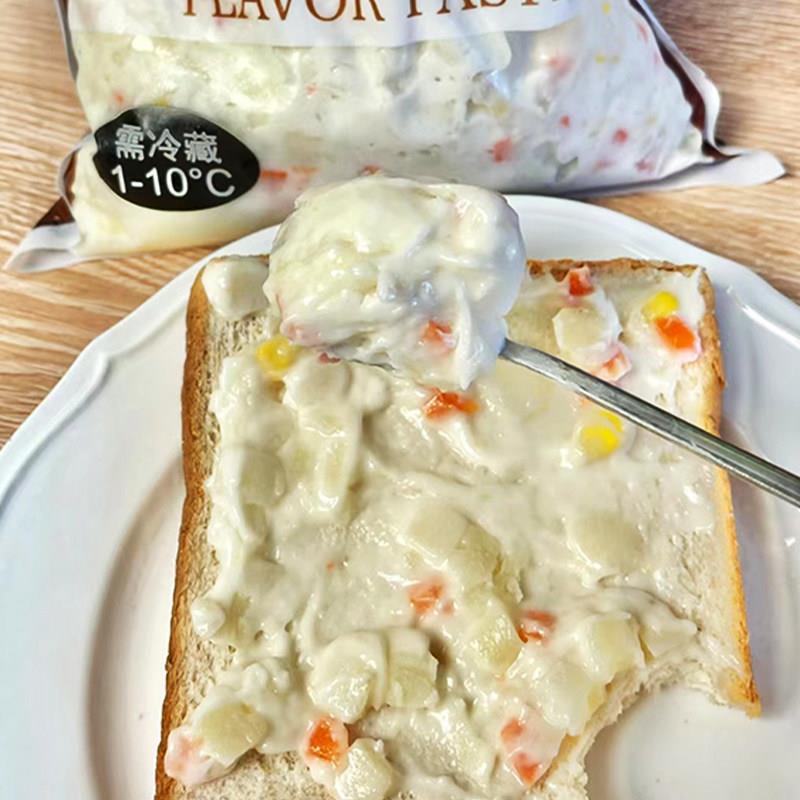 新货丘比土豆风味沙拉酱1kg轻食即食土豆沙拉酱烘焙面包三文治土