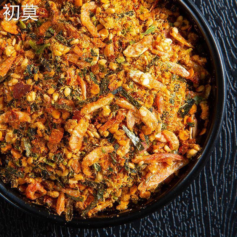 恶魔辣味海鲜拌饭料 日式海苔紫菜寿司芝麻鱼松饭团香味香松118g