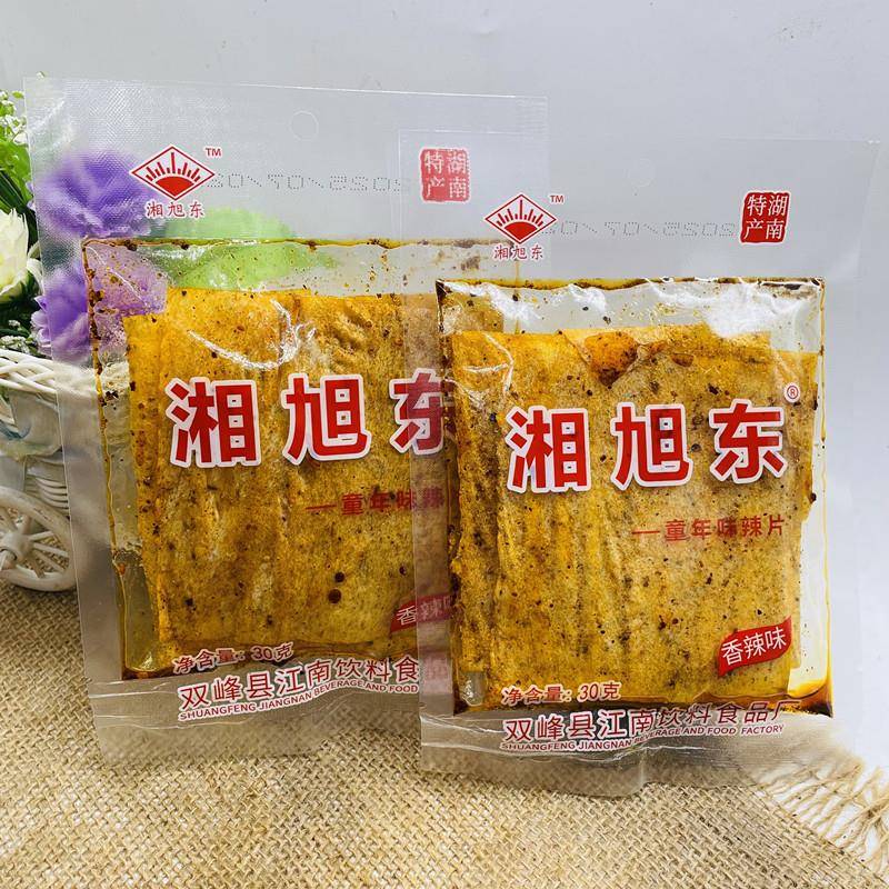湘旭东麻辣片辣条大辣片湖南双峰特产8090儿时辣条零食品小吃休闲