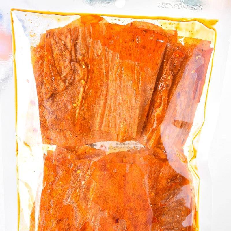 泡泡王子平江大辣片湖南特产手撕豆皮豆干辣条麻辣怀旧零食品小吃