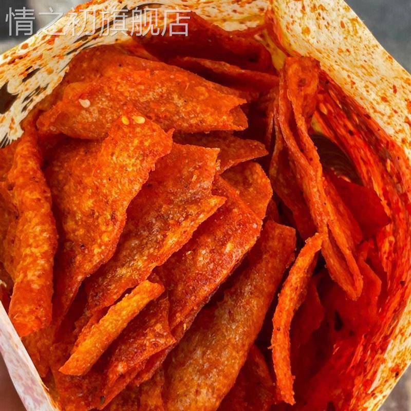 大小姐手工辣条大小姐辣条嘎嘣脆辣条怀旧辣条煎饼片脆片脆条零食