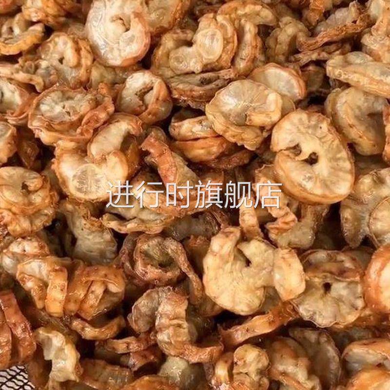 猪油渣温州美食特产东北油梭子鸡冠油渣猪肉渣花油渣现做包邮发出