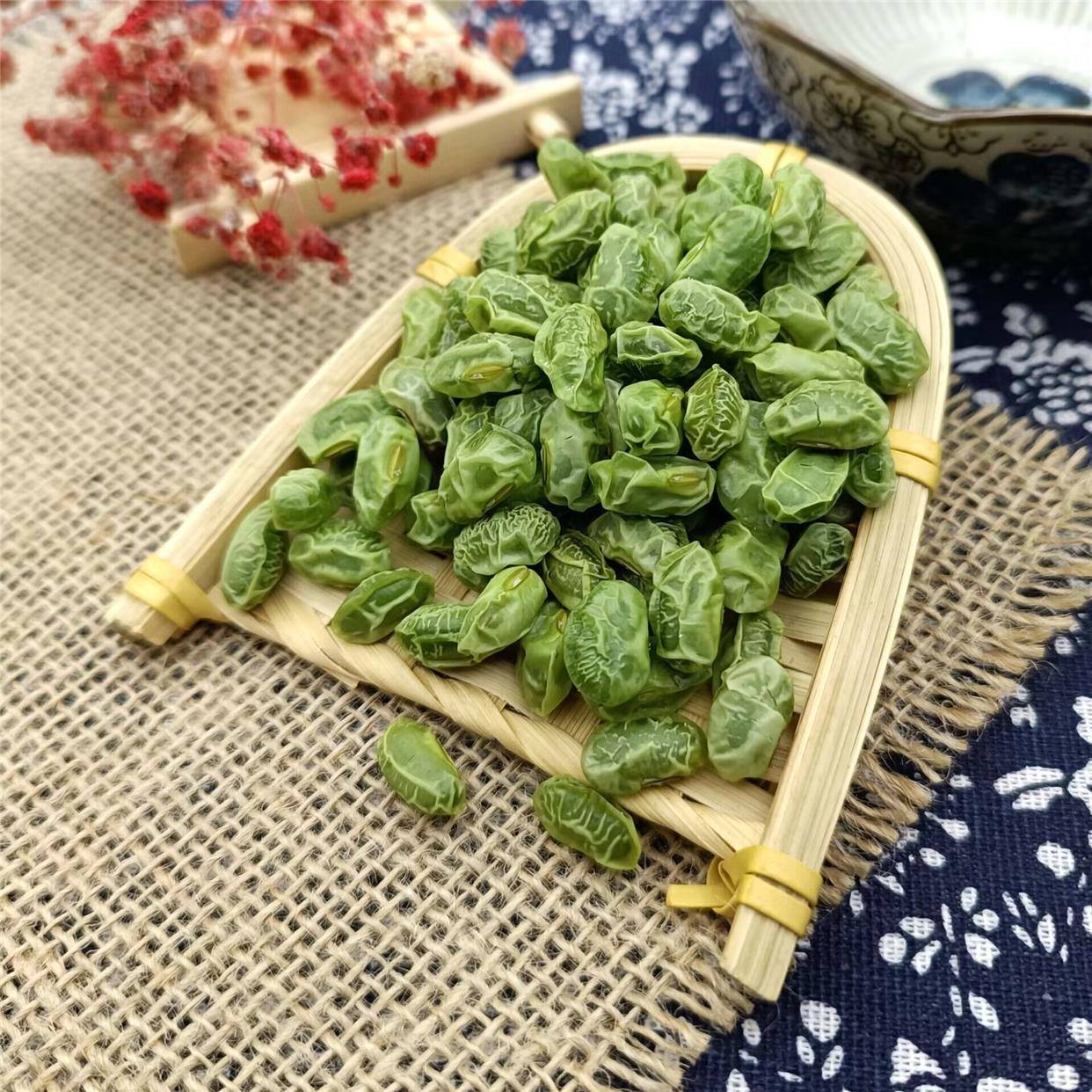常熟塔弄阿庆嫂炒货 熏青豆 牛踏扁 烘毛豆 青豆 土特产 休闲零食