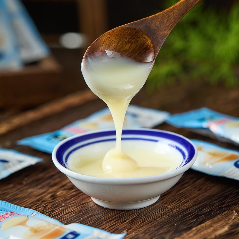 新货熊猫炼乳小包装家用炼奶淡奶油涂小馒头烘焙蛋挞咖啡奶茶专用