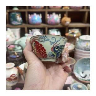 藏壺天下龍魚主人杯茶杯高檔品茗杯家用單杯陶瓷個人專用功夫 新品
