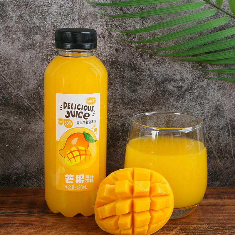 现货多口味益生菌果汁饮料整箱420ml*15瓶饮料整箱批特价鲜橙猕猴