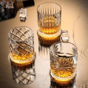 新品 家用水晶玻璃洋酒杯酒吧烈酒杯酒具啤 创意威士忌酒杯套装 欧式