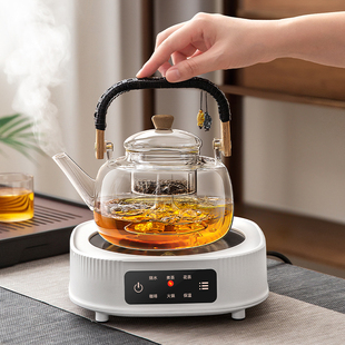 烧水壶泡茶专用家用围炉煮茶玻璃茶壶煮茶器 电陶炉煮茶壶2024新款