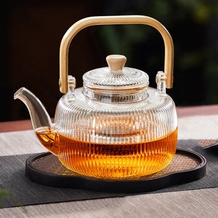 泡茶家用花茶具套装 玻璃煮茶壶24新款 电陶炉烧水壶提梁小型煮茶器