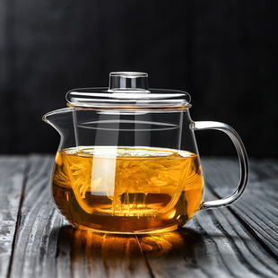 家用小花茶煮茶器泡茶壶 玻璃茶壶单壶耐高温加厚茶水分离茶具套装