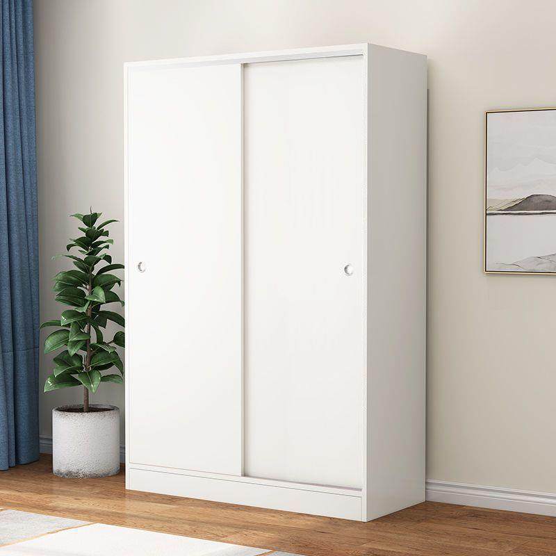 简约衣柜家用卧室推拉门木质板式简易收纳柜子储物衣橱家用家具