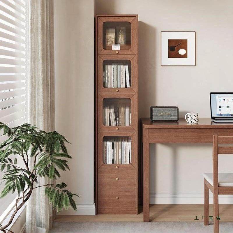 实木书柜带玻璃门床头书柜书架置物架极窄夹缝储物柜展示收纳立柜,畜牧/养殖物资,畜牧/养殖器械,淘宝优惠券,粉丝福利购,淘宝优惠卷