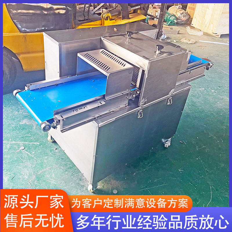 鸭胸肉切割开片设备羊肉五花肉开片机鸡鸭鹅胸肉不锈钢开片机