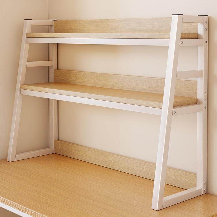 桌面置物架梯形桌上书架简易办公室多层收纳架学生书桌台面分层w&