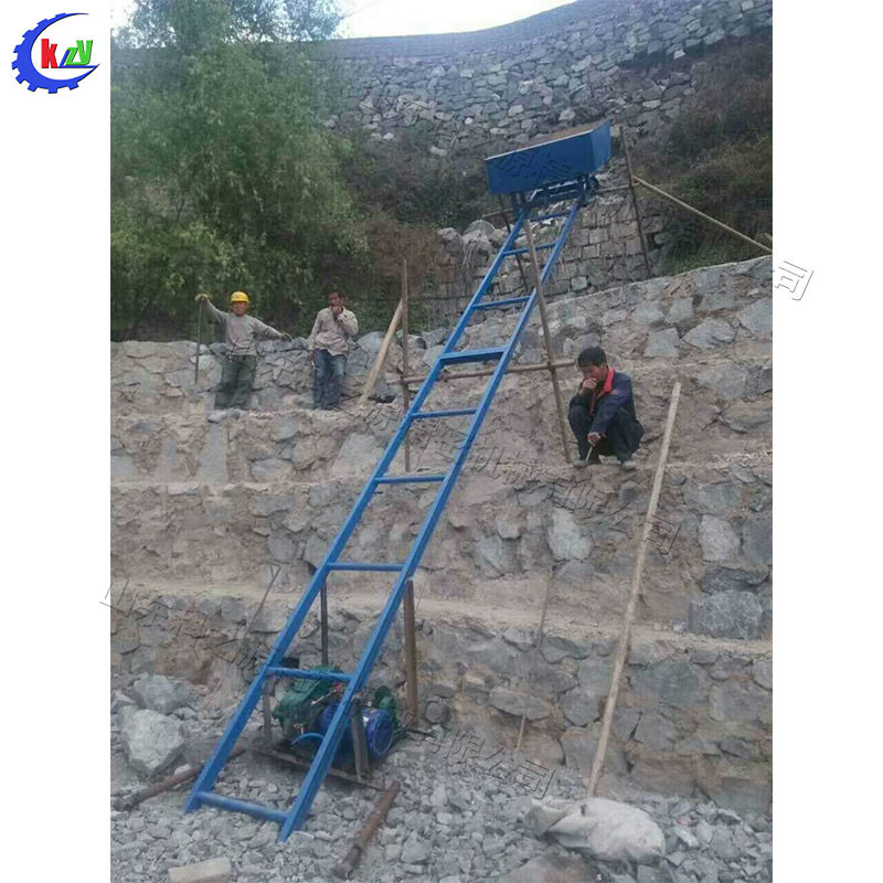 建筑工地斜坡提升上料机