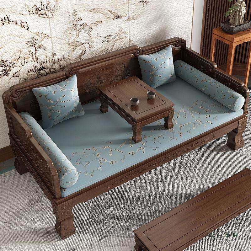 罗汉床三件套新中式实木沙发床仿古客厅家具贵妃榻菠萝格南榆木炕,畜牧/养殖物资,畜牧/养殖器械,淘宝优惠券,粉丝福利购,淘宝优惠卷