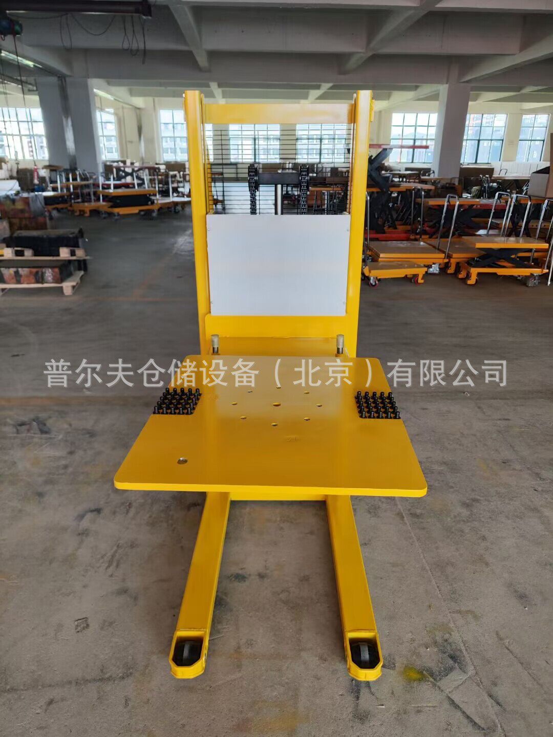 手动电动卷筒工位车液压工位车塑料卷膜上料车手动卷膜堆高车搬运