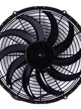 直销冷藏车用电子扇轴风扇流直流马达风扇替代SPAL 超薄13寸