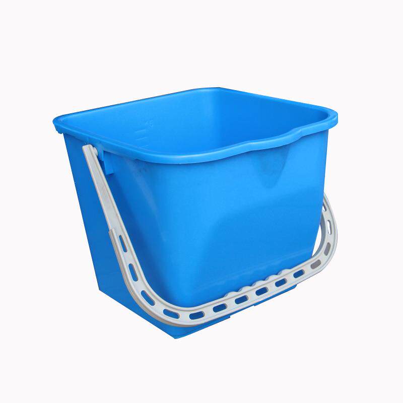 直销15L/25L清洁水桶耐用加厚型方形塑料提水拖把桶