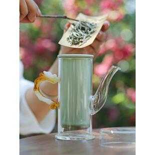 汝窑红茶茶具耐热玻璃哨子茶壶开片可养陶瓷过滤内胆杯泡茶器