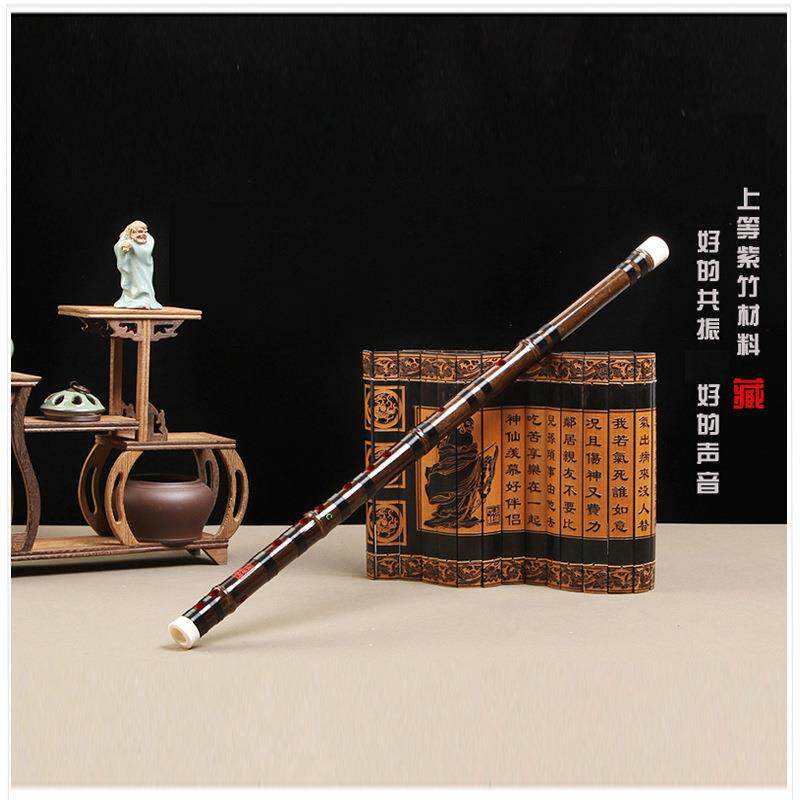 笛子南音笛子紫竹笛南音精品紫竹专业演奏笛送一节皮包送配件