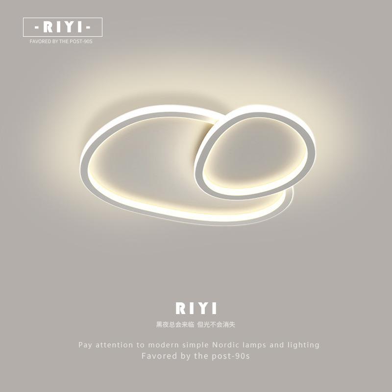 现代简约LED云朵吸顶灯网红大灯创意北欧现代温馨室内卧室房间灯