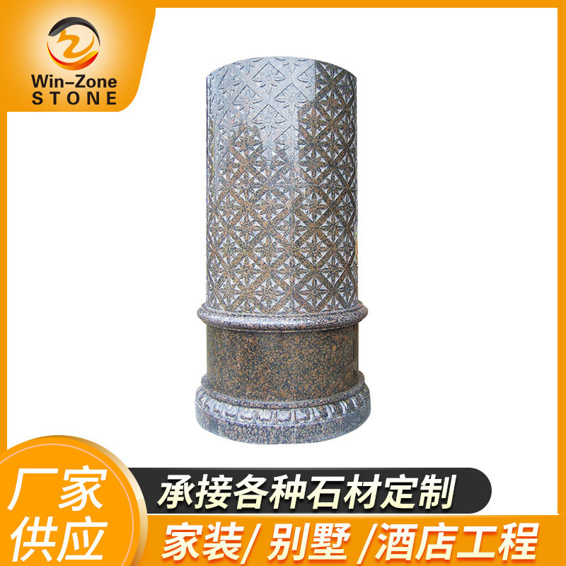 厂家批发欧式罗马柱大理石石雕罗马柱欧式石雕批发