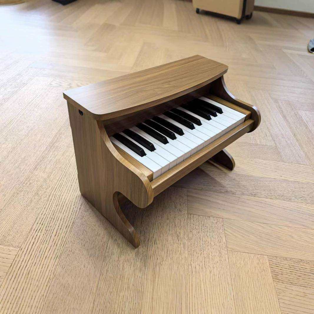 工厂直销宝宝木质小钢琴儿童电子琴可弹奏益智音乐早教玩具木制