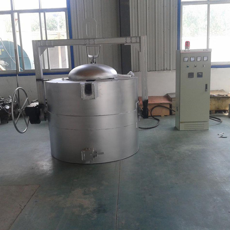 倾斜式坩锅炉全纤维耐温高保温性能好可加工倾斜式坩埚炉