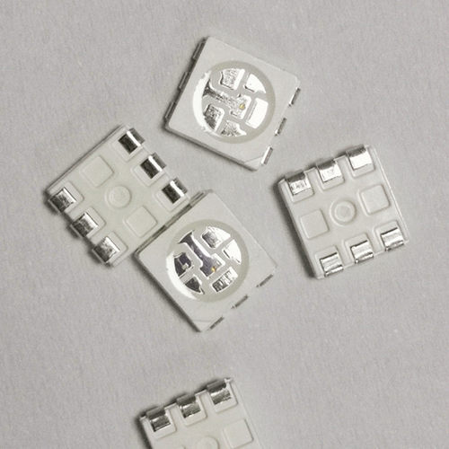 高亮5050RGB贴片5050全彩led5050红蓝绿三色发光灯珠0.2W0.5W