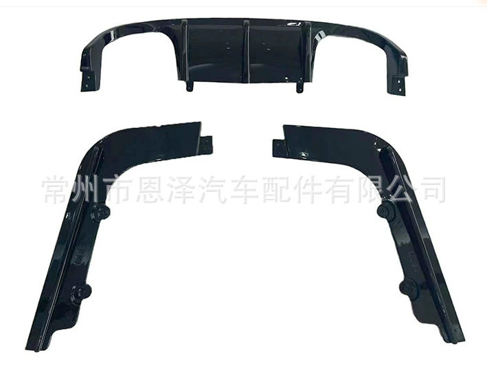 适用于宝马M3后唇E92E93改装V款后唇后扰流板尾唇05-11