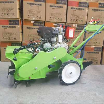 山东旱田水田农用播种机白菜地施肥耘播机电启动起垄旋耕耘播机