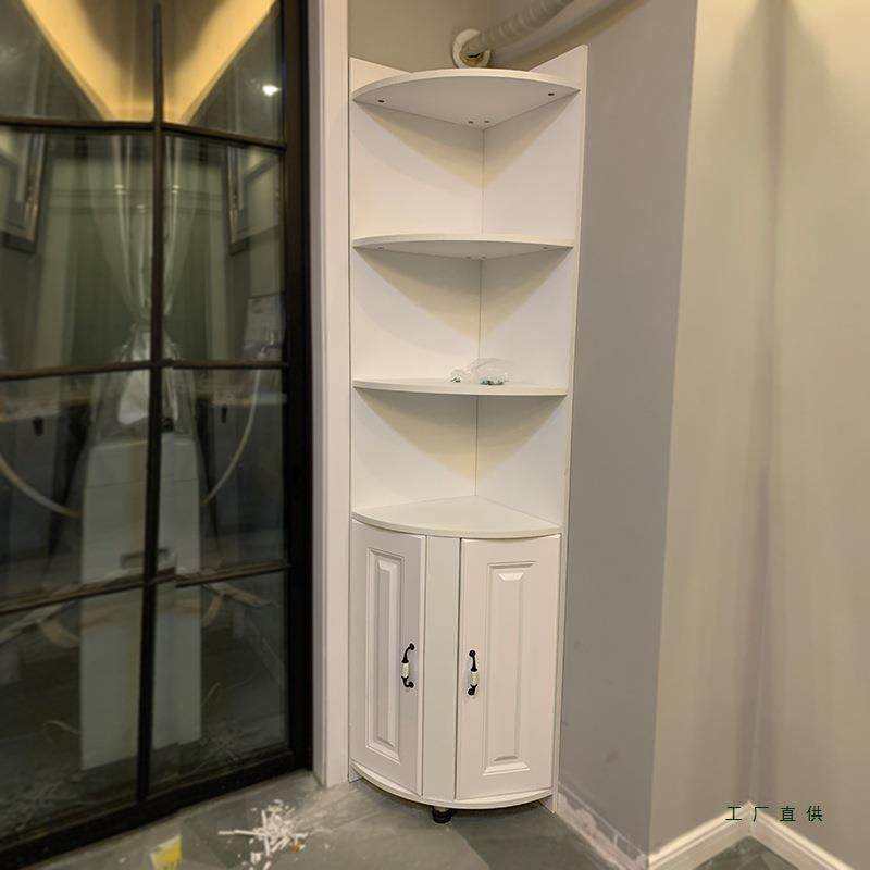 转角柜墙角柜子现代简约拐角边角三角形收纳柜客厅卧室角落置物架