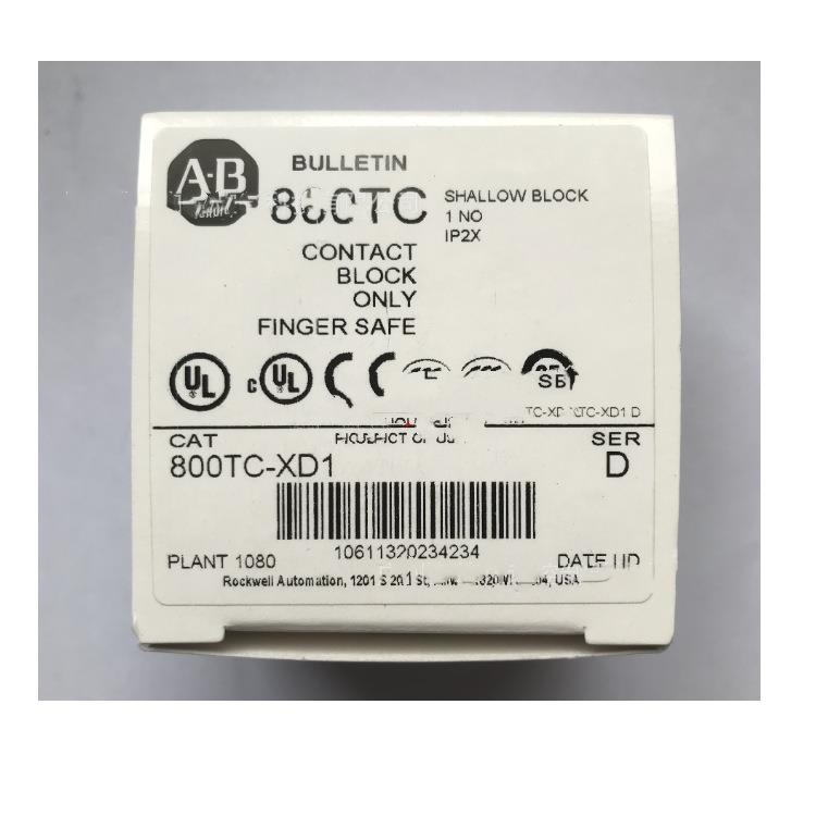 Allen-Bradley罗克韦尔按钮触点800TC-XD1