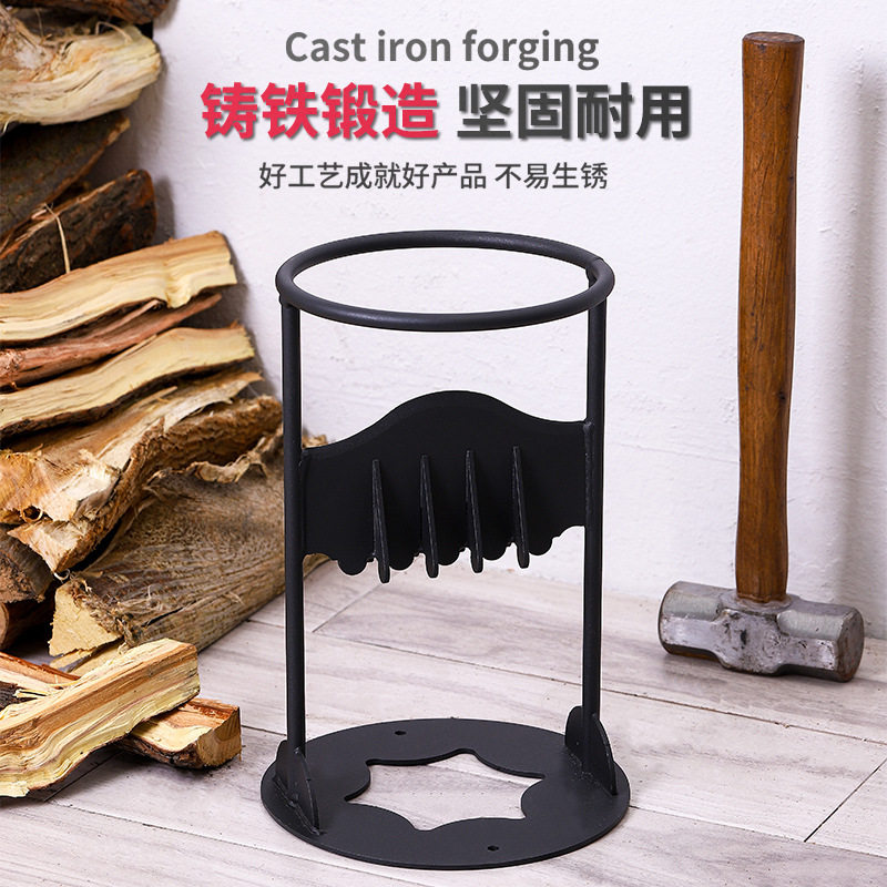 跨境劈柴器家用户外劈木机劈柴火分离器铸钢器材工具