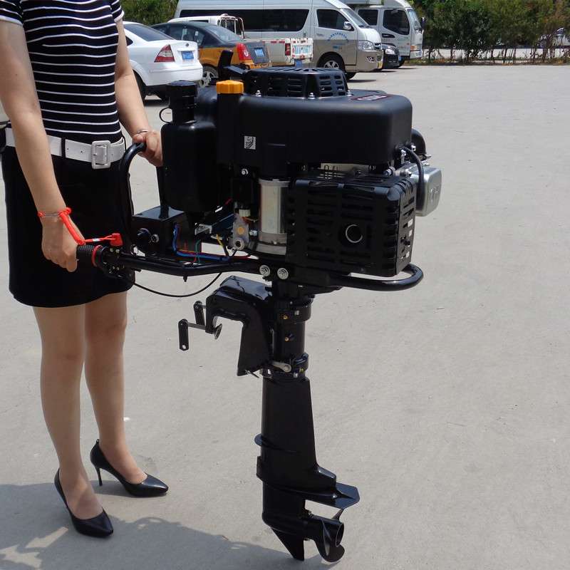 南昌市汽油四冲程电启动15马力船挂机价格 船用马达挂桨机