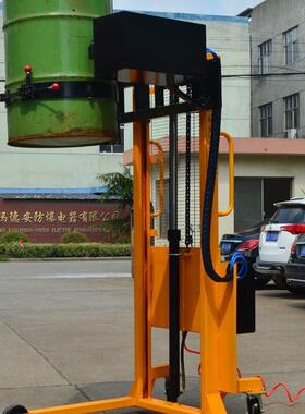 辉派工业气动油桶翻转车DA500载重500kg油桶翻转