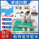 烤瓷牙粘接剂假牙胶水全瓷牙粘合剂牙桩牙套自己粘牙冠粘合剂专用