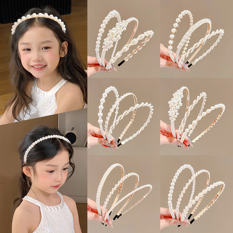 儿童公主珍珠发箍女童宝宝