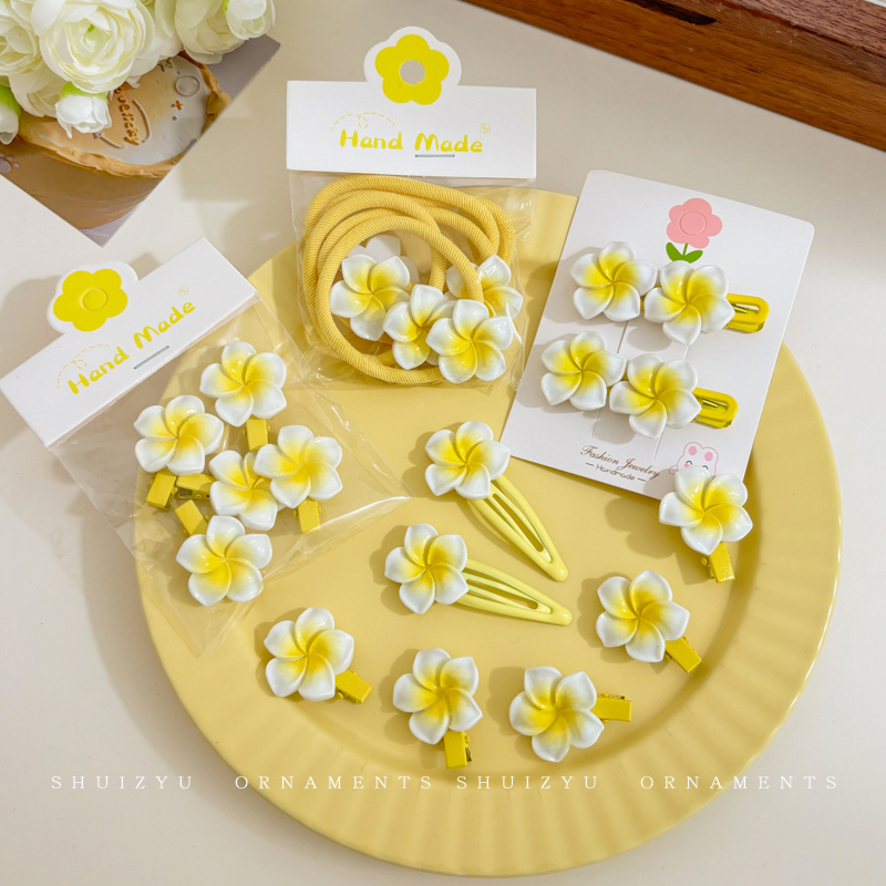 女儿童太阳花发夹碎发前额刘海夹女童不伤发头绳女孩发卡夹子头饰