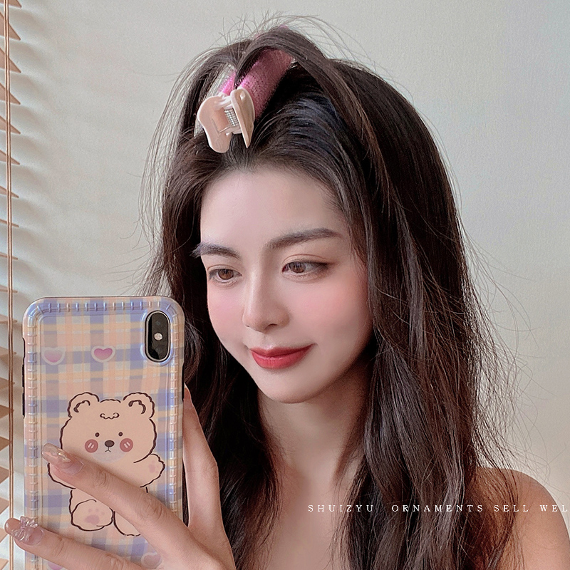 发根蓬松头顶发夹头发神器颅顶发卡前额刘海卷夏固定夹子头饰前夹