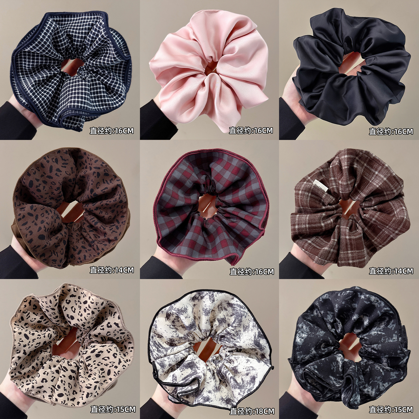 超大大肠发圈女2025新款扎头发皮筋发绳高级感慵懒风头花头绳头饰