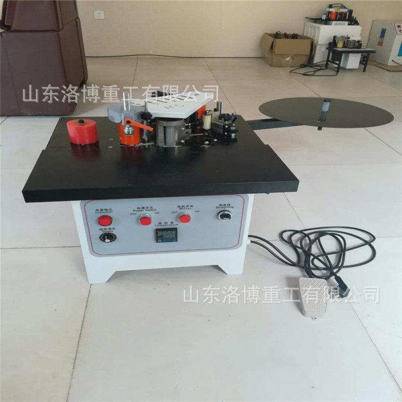 木工小型家装曲直线封边双面封修边一体机封边机自动断带台式机械